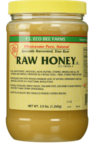 YS Eco Bee Farms RAW HONEY - Raw, Unfiltered, Unpasteurized - Kosher (3 Lb (2 Pack))