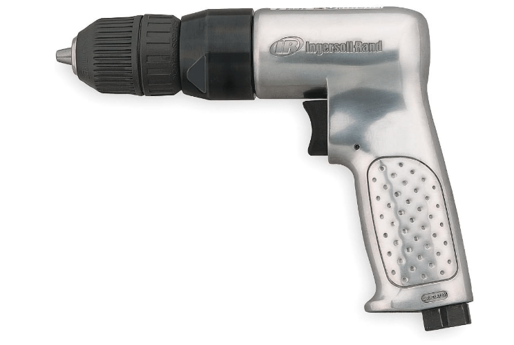 Ingersoll Rand 7802AKC - 3/8" Pistol Grip Air Drill, Keyless Chuck, 2000 RPM, 0.5 HP
