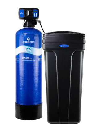 Aquasana SimplySoft® 40,000 Grain Water Softener - Whole House Hard Water Reduction - Base Tank & Cabinet System WH-SF40-BASE