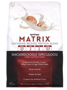 Syntrax Nutrition Matrix Protein Powder, Sustained-Release Blend, Snickerdoodle Cookie, 5 lbs.