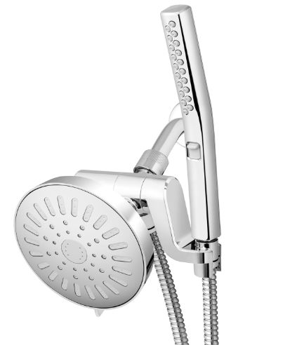 Waterpik High Pressure Handheld Wand and Rain Shower Head Combo with 8-Foot Long Metal Hose, BodyWand Spa System with 7 Spray Modes for Hair and Body, Chrome