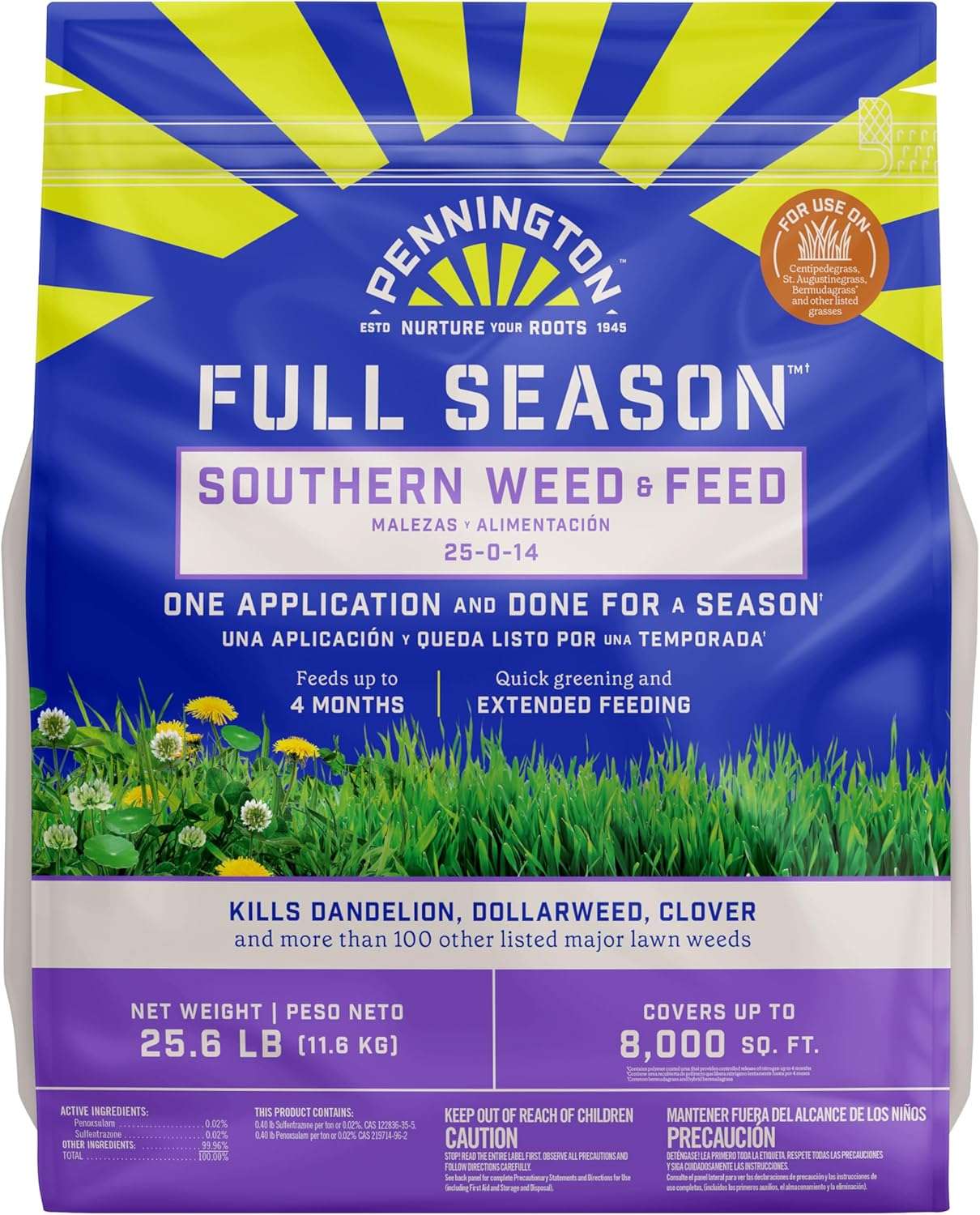 Pennington Full Season Southern W&F 25-0-14 8M