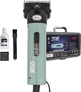 Lister Star Large Animal Clipper with Fine Blade for Horses, Cattle, Sheep, and Livestock (#258-34501), Green