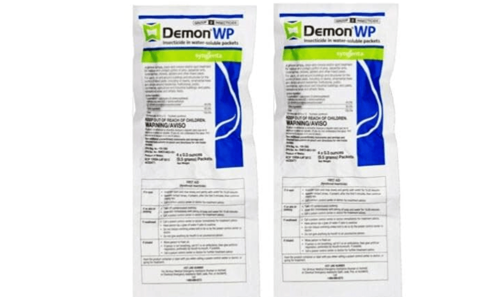 Syngenta Demon WP Insecticide Containing 4 Water-Soluble 9.5 Gram Packets Makes 4 Gallons Cypermethrin 40% (2 envelopes)