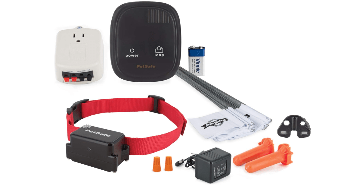 PetSafe Stubborn Dog In-Ground Fence System - High-Intensity Static Correction - Tone & Vibration Modes - Waterproof Adjustable Collar - Expandable Design - Wire Sold Separately