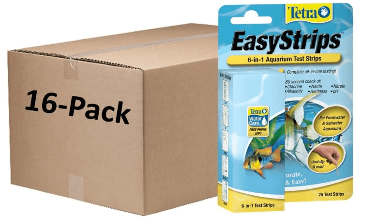 Tetra EasyStrips 6-in-1 Aquarium Test Strips, 400 Pack
