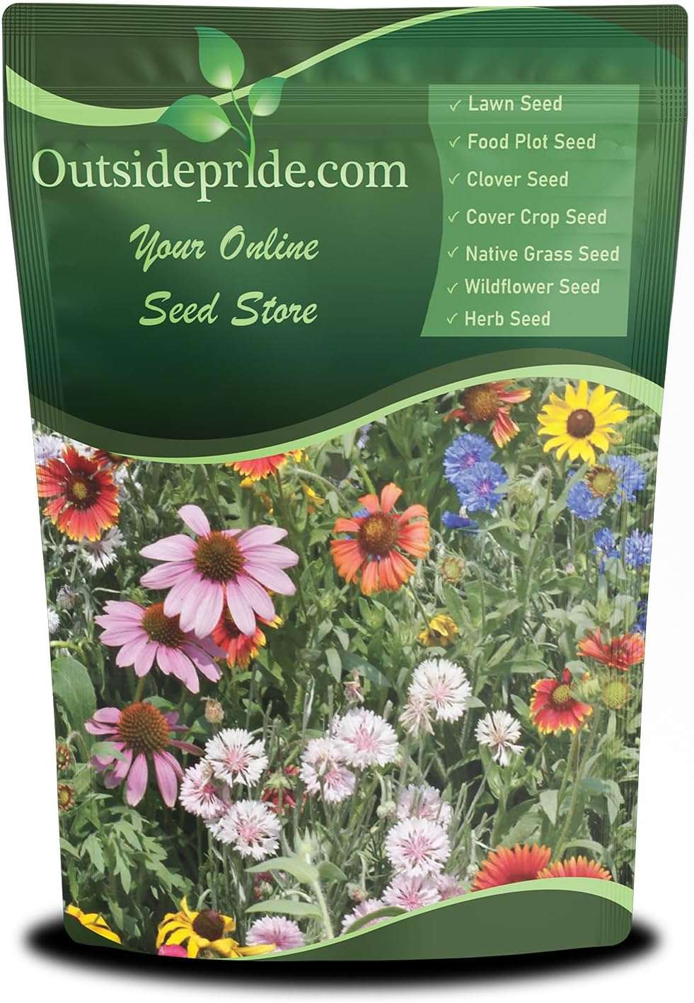 Outsidepride Crimson Clover Seeds - 10 lbs. Annual, Nitrocoated, & Inoculated Ground Cover Seeds, Ideal Clover Seed for Lawn, Cover Crop, Pasture, Hay, Green Manure & Wildlife Forage