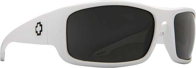 SPY Optic Piper, Rectangular Wrap Sunglasses, Color and Contrast Enhancing Lenses