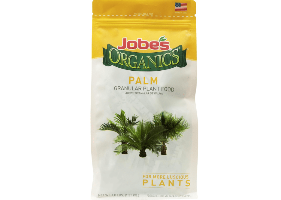Jobe’s Organics Granular Fertilizer, Organic Fertilizer for Palm Trees and Plants, 4 lbs Bag