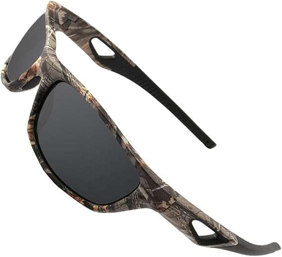 Polarized Outdoor Sports Sunglasses Tr90 Camo Frame for Men Women Driving Fishing Hunting Reduce Glare