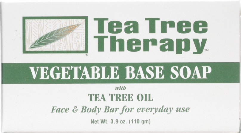 Tea Tree Therapy Vegetable Base Soap with Tea Tree Oil - 3.9 oz - Pack of 9