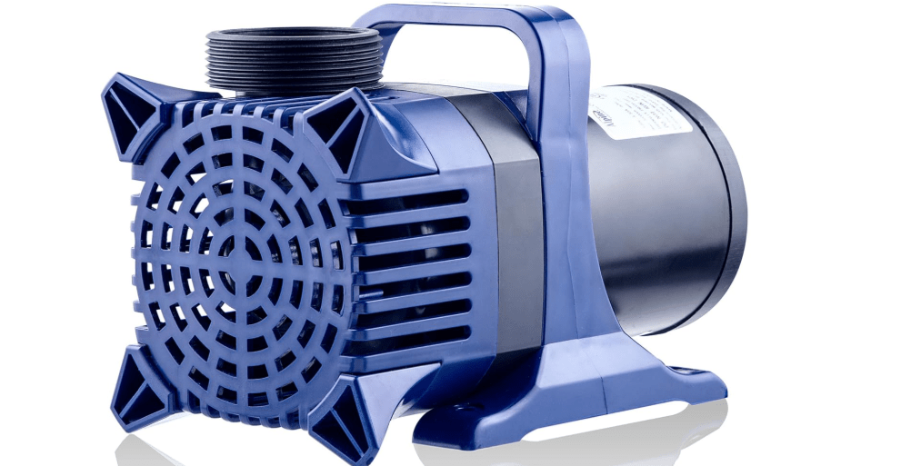 Alpine Corporation PAL8000 8000 GPH Submersible Pump for Ponds, Fountains, Waterfalls & Outdoor Features, 540W Quiet Heavy-Duty Motor with 33 Ft Cord, 26 Ft Lift, Multi-Angle Flow, Blue 
