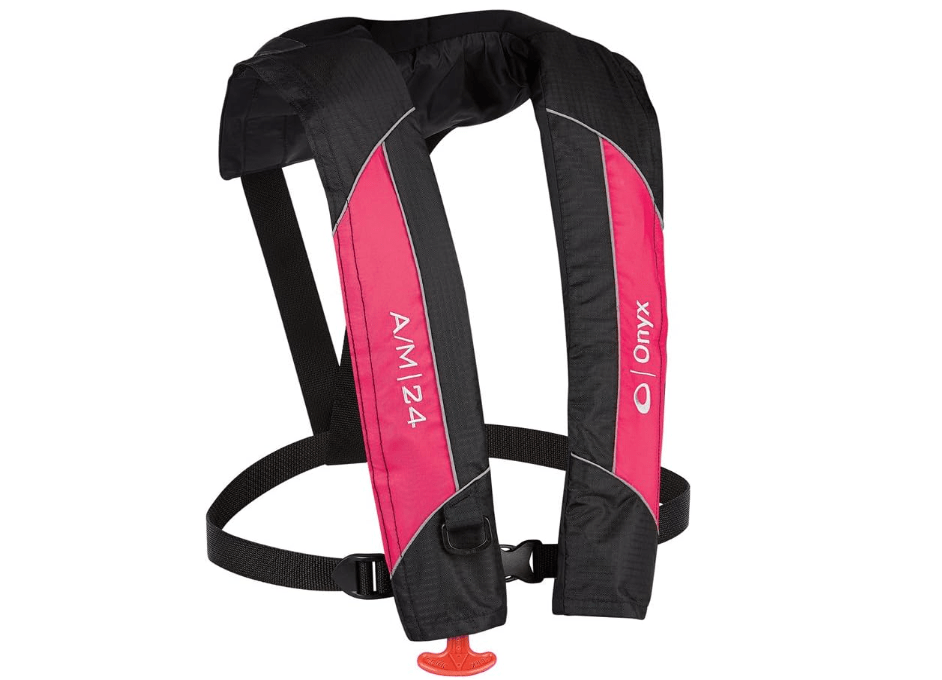 1 - Onyx A/M-24 Automatic/Manual Inflatable PFD Life Jacket - Pink

