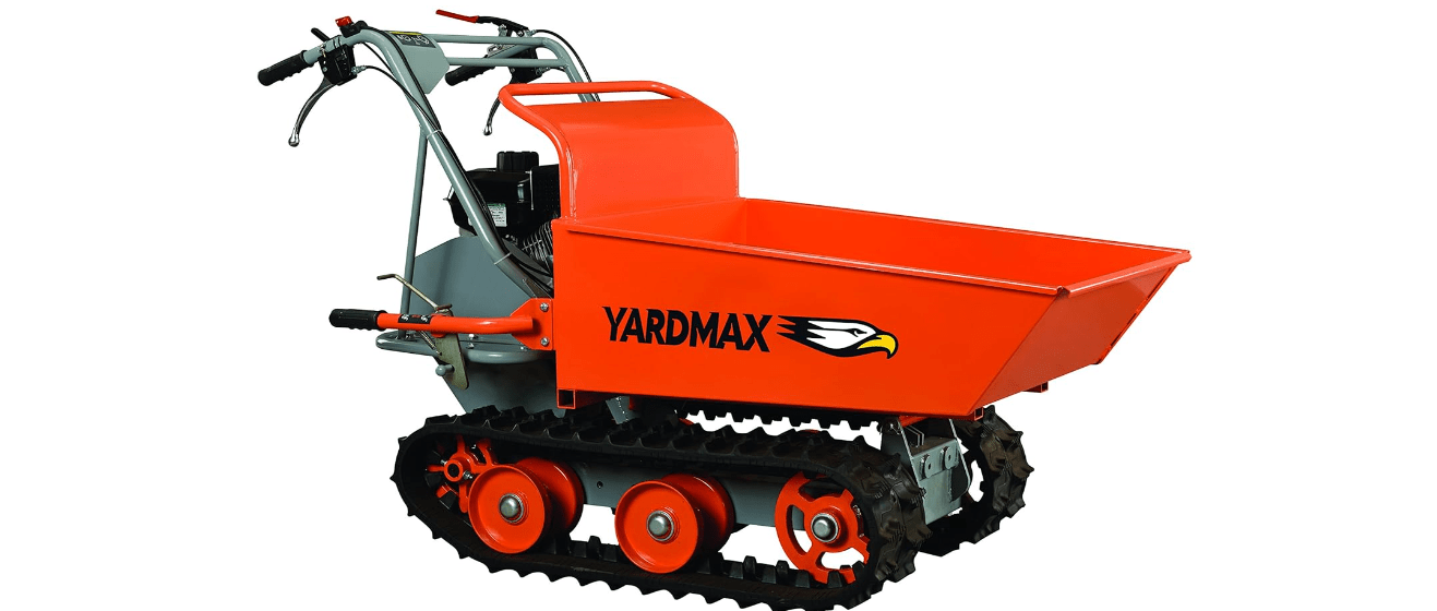 YARDMAX YD8103 Track Barrow, 660 lb. Capacity, Briggs CR950, 6.5 hp, 208cc 