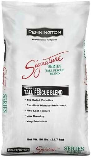 Pennington Signature Series Tall Fescue Blend Blue Tag 50 lb Grass Seed Partial Sun