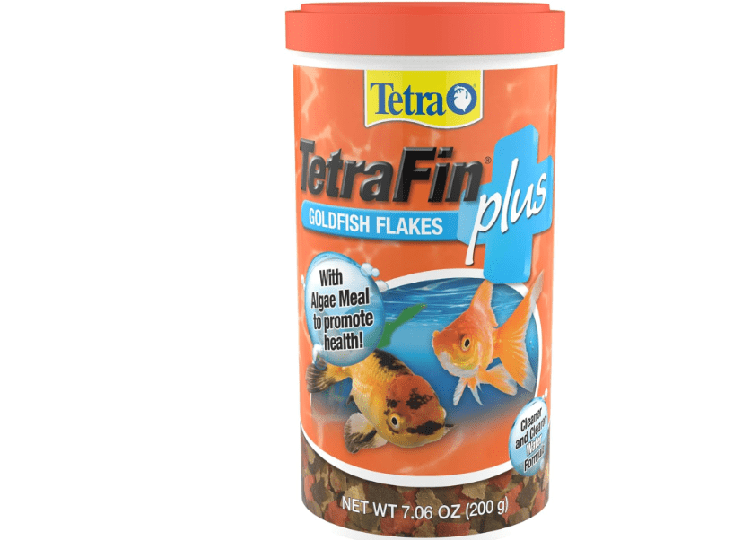 TetraFin Plus Goldfish Flakes 7.06 Ounces, Balanced Diet, With Algae To Promote Health