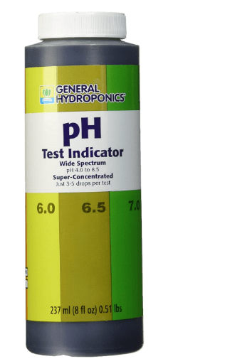 General Hydroponics GH1516 Indicator Fertilizer, 8-Ounce, Purple ph-test-strips, natural