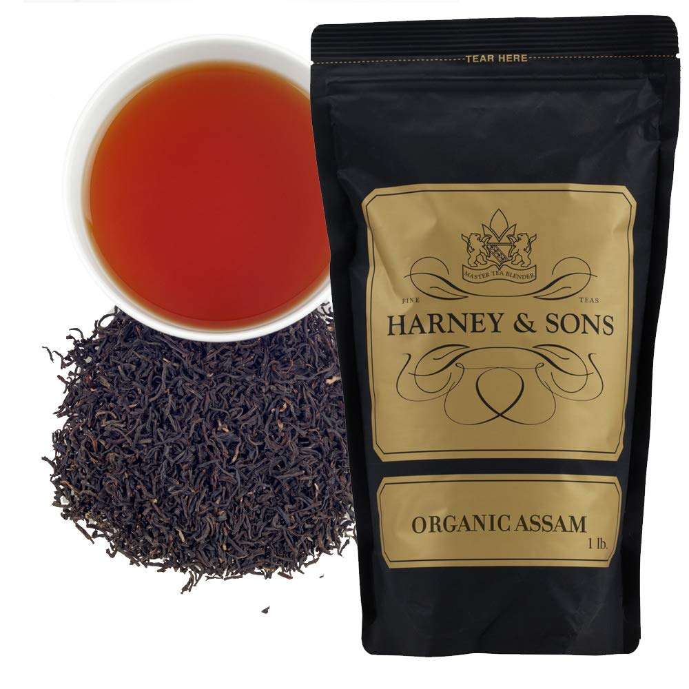 Harney & Sons Organic Assam Loose Leaf Tea, 16 oz