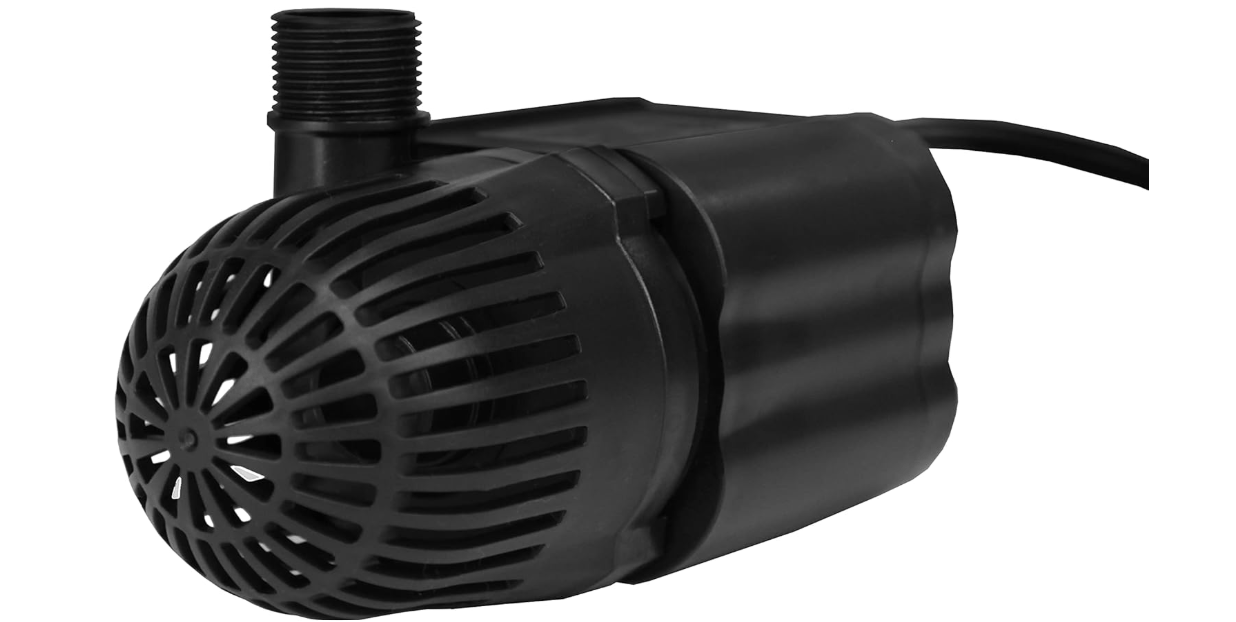 TotalPond 1200 GPH Waterfall Pump, Black 