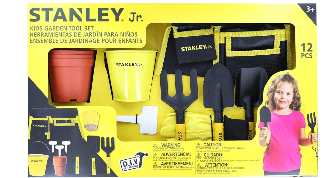 RED TOOLBOX Stanley Jr. 12 Piece Garden Tool Set
