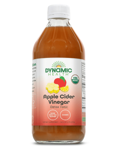 Dynamic Health Apple Cider Vinegar Detox Tonic Organic | 16 oz