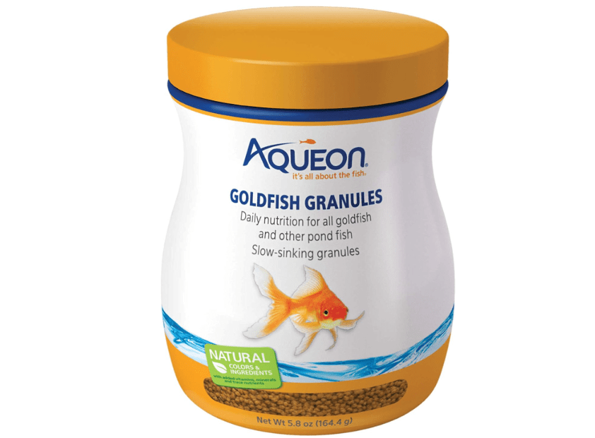 Aqueon Goldfish Fish Food Slow Sinking Granules, 5.8 Ounce, 100106053