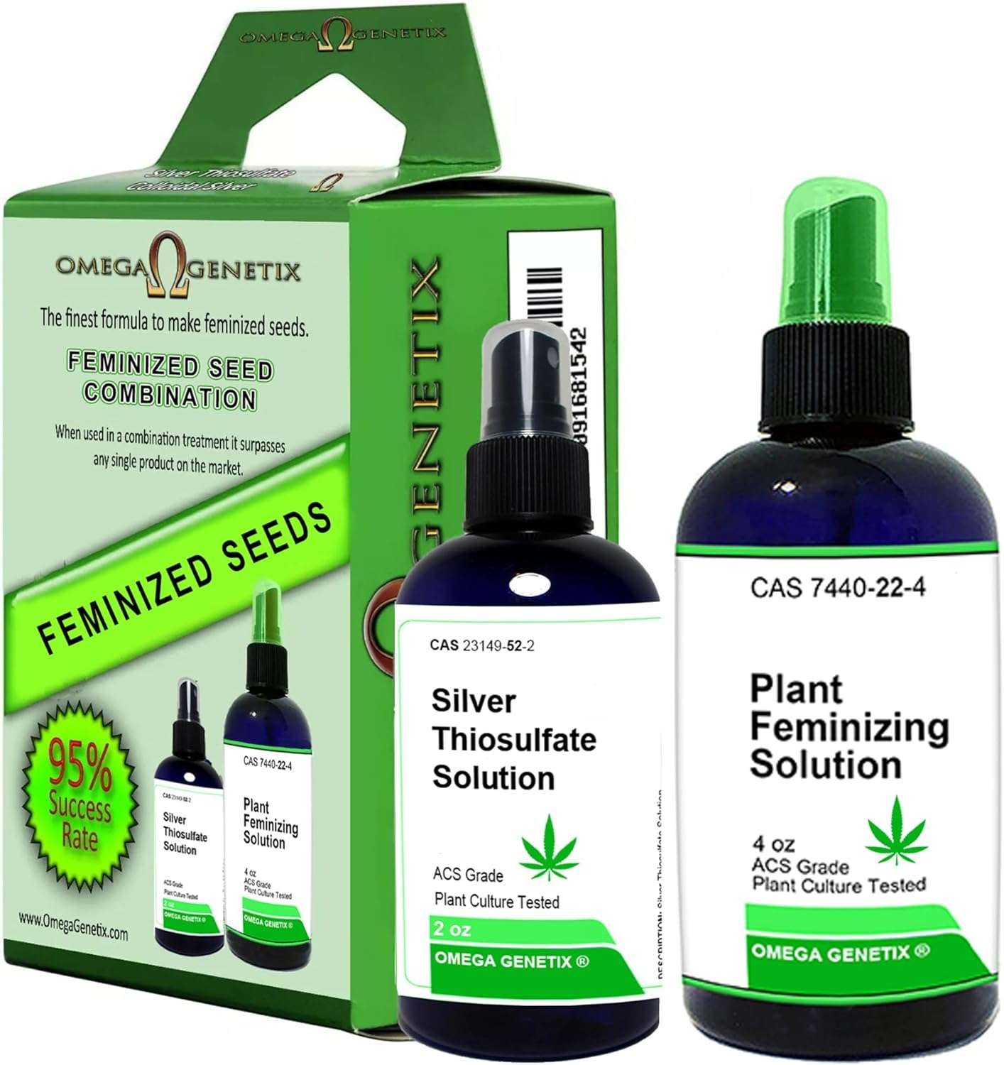 Fem Magic Kit — Seed Feminizer Spray for Medical Plant Cross Breeding — Feminization Spray — One Plant Use