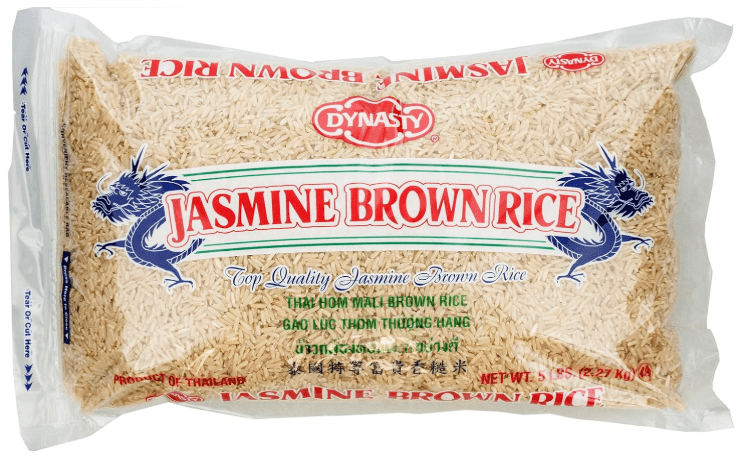 Dynasty Jasmine Brown Rice, 5 Pound (Pack of 6)
