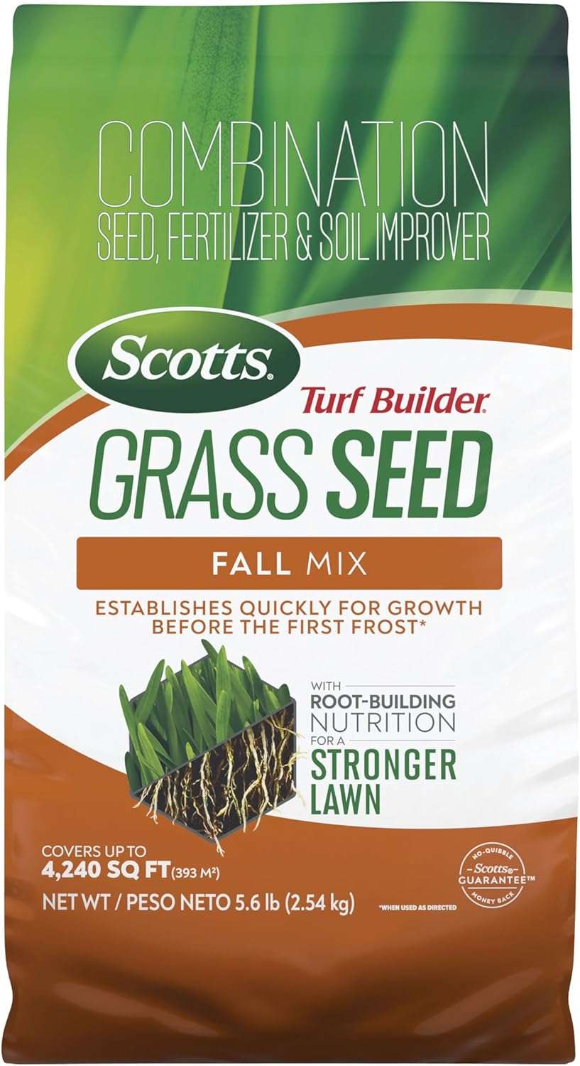 Scotts Turf Builder Grass Seed Fall Mix, 5.6 lbs.