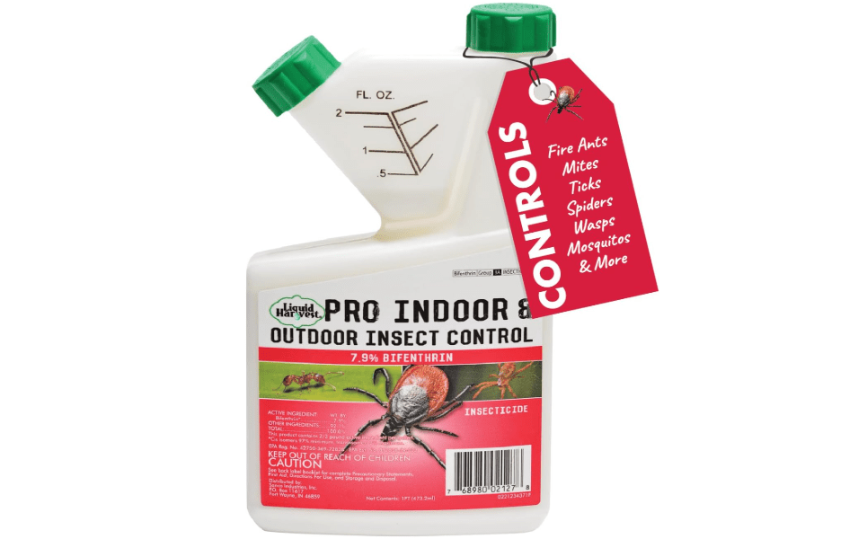 7.9% Bifenthrin Insecticide - 16 Ounces - (Compare to Leading Brands) – Professional Insect Control - Kills on Contact - Fire Ants, Ticks & More 