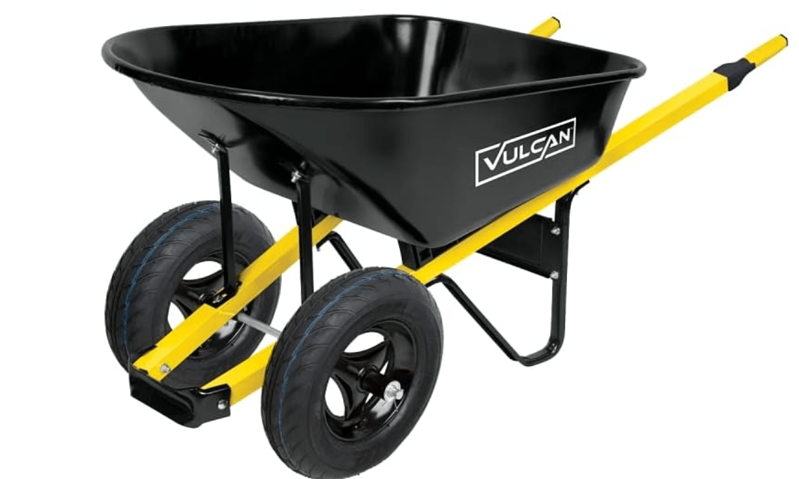 Vulcan Wheelbarrow 6 Cu-Ft Steel 2 Wheels
