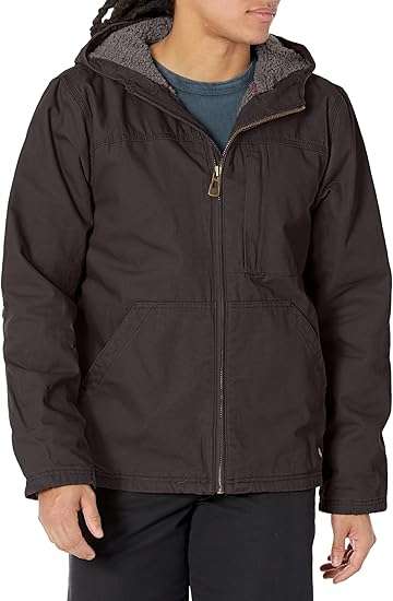 Dickies Mens Duck Canvas High Pile Fleece Lined Jacket