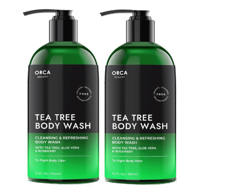 Tea Tree Body Wash Men, Body Wash for Women Tea Tree Oil Foot Body Wash - Shower Gel (2 x 12oz)