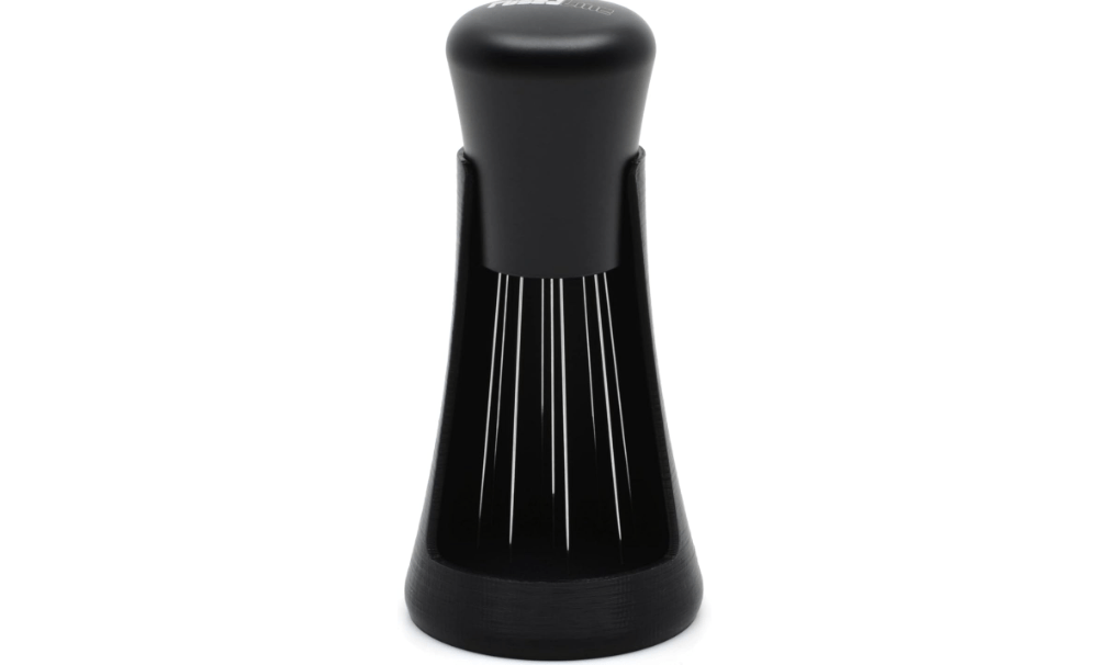WDT Tool and Self-Aligning Stand for Espresso | Precision Machined Aluminum Handle | Consistent Espresso Puck-Prep and Coffee Grounds Distribution
