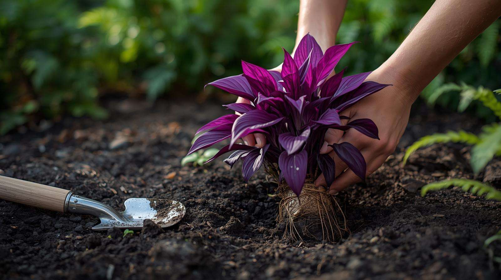 Purple Hosta Plants