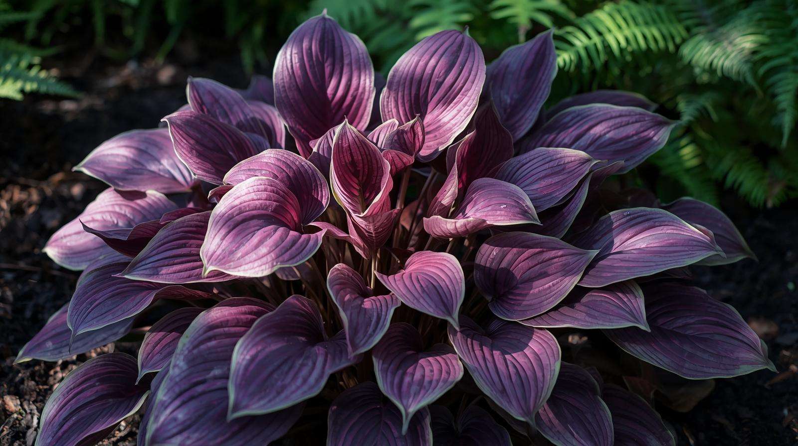 Purple Hosta Plants
