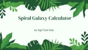 Spiral Galaxy Calculator