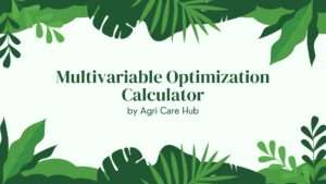 Multivariable Optimization Calculator
