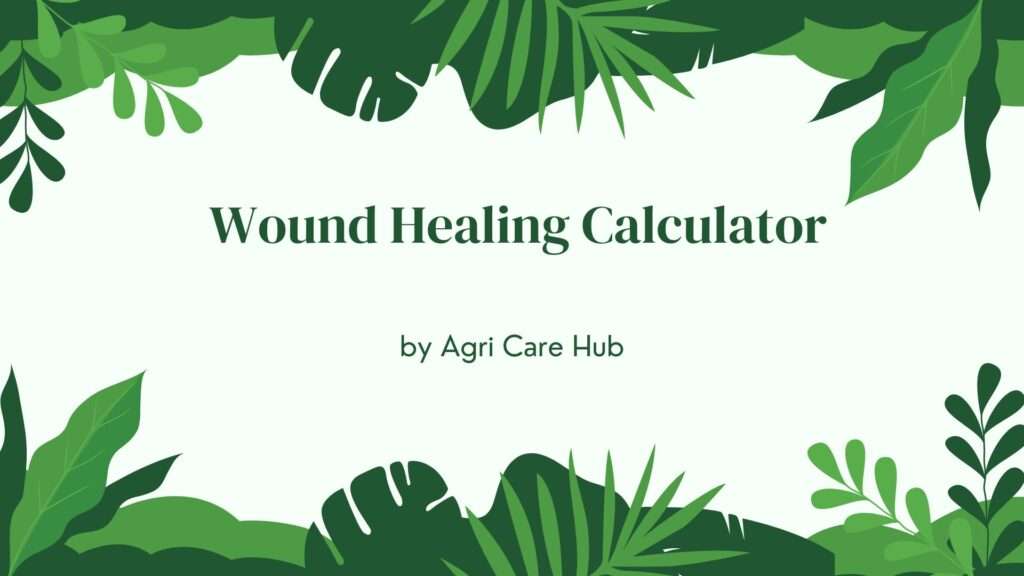 Wound Healing Calculator