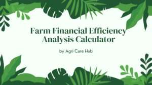 Farm Financial Efficiency Analysis Calculator