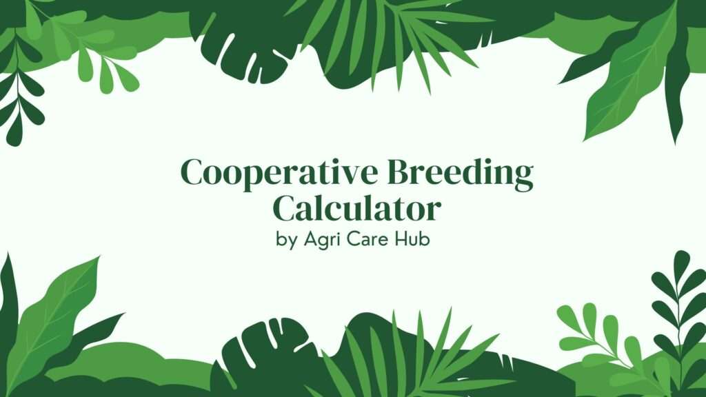 Cooperative Breeding Calculator