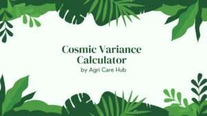 Cosmic Variance Calculator