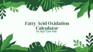 Fatty Acid Oxidation Calculator