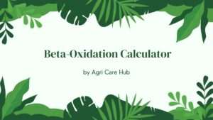 Beta-Oxidation Calculator