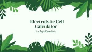 Electrolytic Cell Calculator