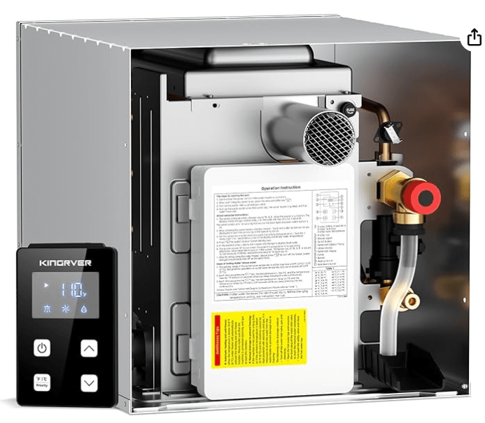 KINGRVER 65,000 BTU RV Tankless Water Heater