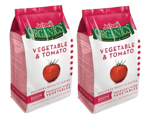 Jobe’s Organics Vegetable & Tomato Fertilizer (2-5-3 with Biozome)