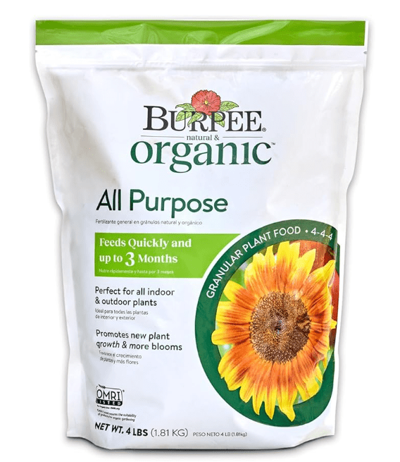 Burpee Organic All-Purpose Granular (4-4-4)