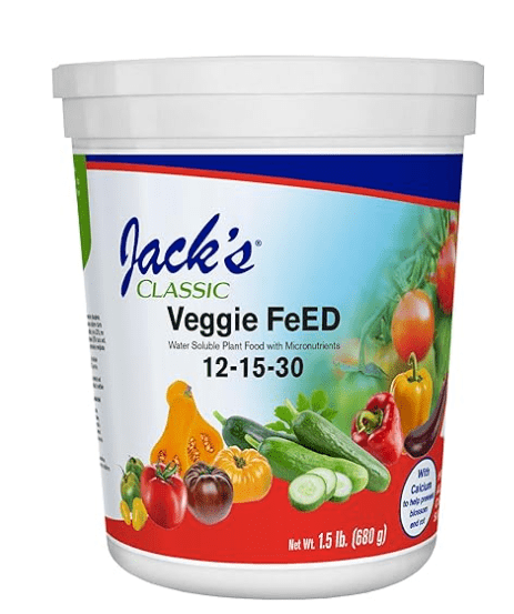 Jack’s Classic Tomato Feed 12-15-30 (Best Water-Soluble for Quick Boosts)