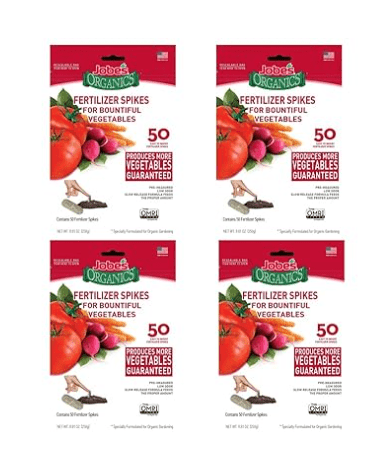 Jobe’s Tomato & Vegetable Fertilizer Spikes (Best Low-Effort Spikes)